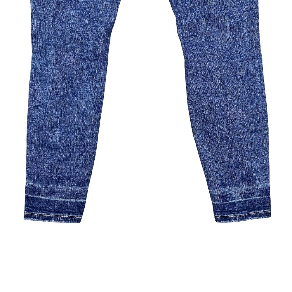 Good American Jeans Womens 6/28 Good Waist Crop Skinny Distressed Grunge - Picture 7 of 8